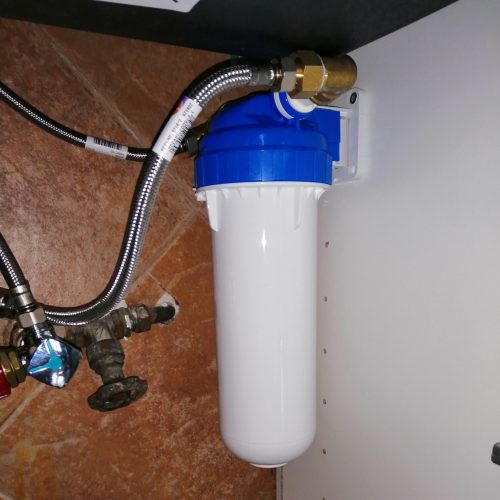 kitchen drinking water filter without separate tap